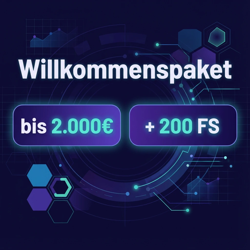 Willkommenspaket bis 2.000€ + 200 FS